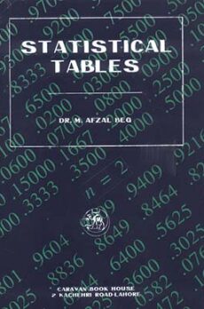 Statistical Tables for Bsc. MSc.